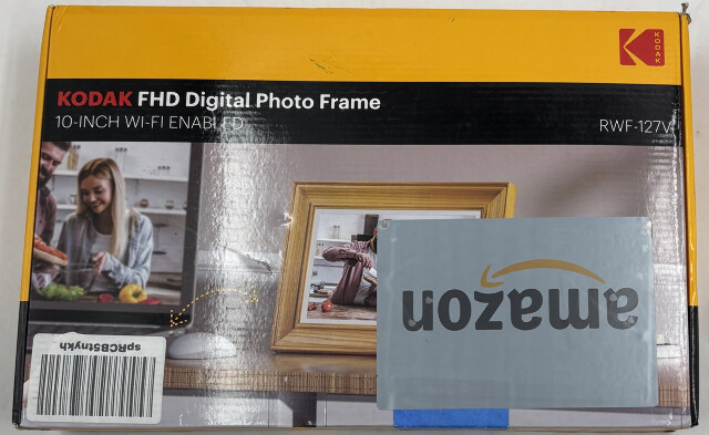 KODAK RWF-127V FHD DIGITAL PHOTO FRAME 10 WI-FI ENABLED"