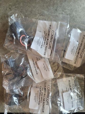 LOT OF 5 - COMMSCOPE IP-PLUS MPO IN-LINE ADAPTER OPBA-MPO-2