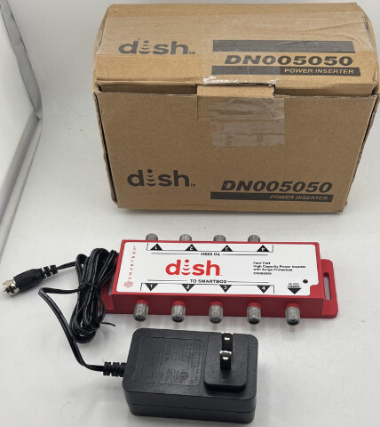 DISH DN005050 FOUR PORT HIGH CAPACITY POWER INSERTER WITH SURGE PROTECTION