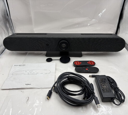 LOGITECH VR0020 UHD ALL-IN-ONE VIDEO CONFERENCING CAMERA WEBCAM 4K W POWER ADAPT