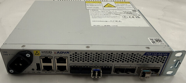 ADVA FSP 150-XG108 1078901070-01 MULTI-TENANT ETHERNET DEMARCATION DEVICE