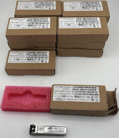LOT OF 14 ALLIED TELESIS AT-SPSX-90 990-004928-90 MINI-GBIC SFP TRANSCEIVERS