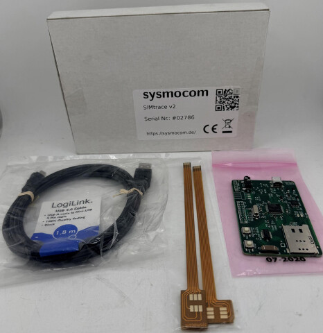 SYSMOCOM SIMTRACE V2 SIM USIM SNIFFER ANALYSIS EMULATION REMOTE HARDWARE KIT