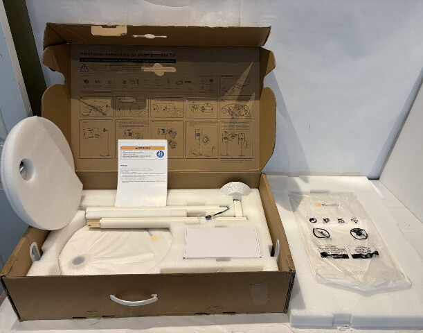 MENUSIFU RESTAURANT 34" SELF-ORDERING KIOSK SMART PORTABLE TV WHITE BRAND NEW