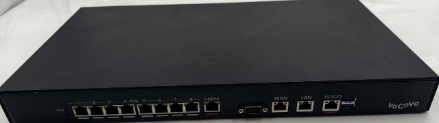 VOCOVO VCV4110 HEADSET CONTROLLER WITH 8XPOE RACK MOUNT VOICE TPM