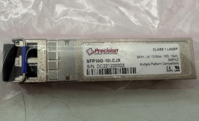 PRECISION SFP10G-10I-CJX 10GBPS SFP+ OPTICAL TRANSCEIVER MULTI PLATFORM COMPAT