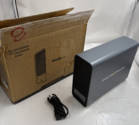GOLDENMATE UPS 1000VA PRO BACKUP BATTERY WITH LIFEPO4 BATTERY 8 PORT GREY