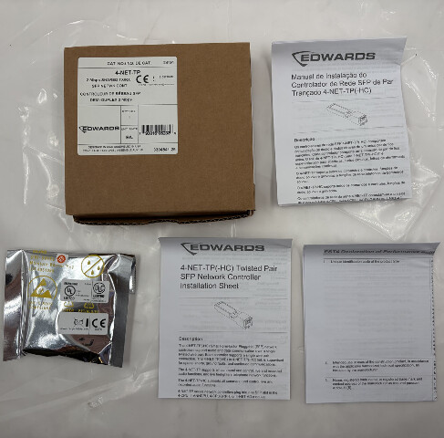 EDWARDS 4-NET-TP CONTROLLER FOR EDWARDS EST4 LIFE SAFETY FIRE ALARM SYSTEMS