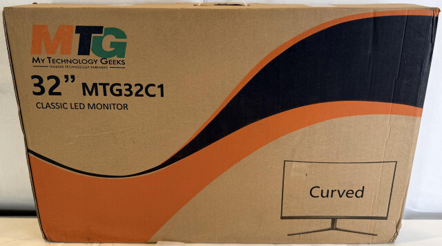 MY TECHNOLOGY GEEKS MTG32C1 75HZ 1920 X 1080 CLASSIC 32 INCH CURVED LED MONITOR