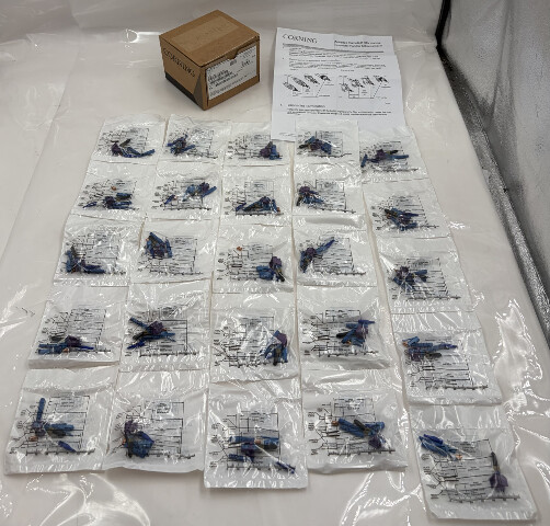 LOT OF 25 CORNING 95-200-99LC OS2 SM PRETIUM UNICAM FIBER OPTIC CABLE CONNECTORS