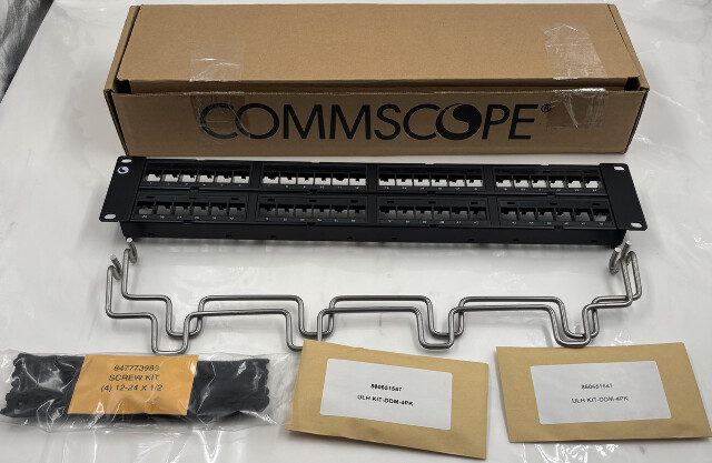 COMMSCOPE 760237041 CPP-UDDM-SL-2U-48 UNSHIELDED DISTRIBUTION PANEL 48 PORT