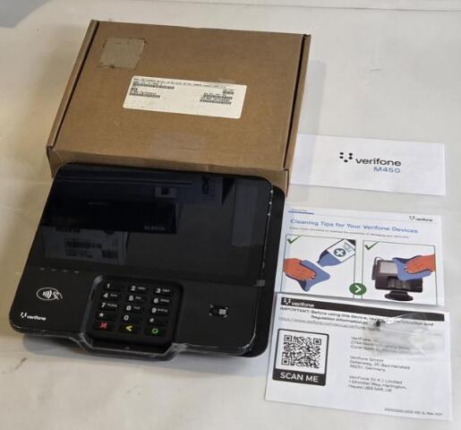 VERIFONE M450-1 M390-070-12-WWA-6 MULTILANE CREDIT CARD PAYMENT TERMINAL