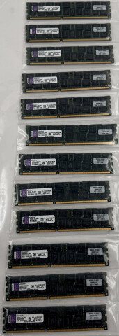 12 KINGSTON 16GB DDR3 1333MHZ RAM MEMORY 9965434-077.A00LF 4* KTH-PL313Q8LV/48G