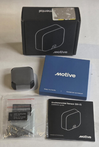 MOTIVE ES-2 WIRELESS WEATHER RESISTANT ENVIRONMENTAL SENSOR W/ APP COMPATIBILITY