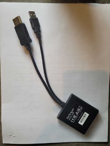 STARTECH 2-PORT MULTI MONITOR ADAPTER DISPLAY PORT MST HUB MSTDP122DP