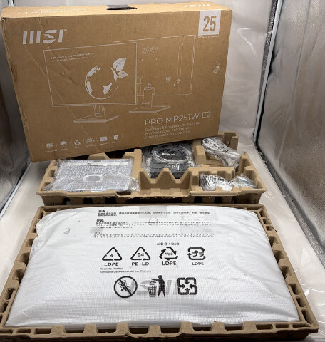 MSI PRO MP251W E2 24.5-INCH IPS 1920 X 1080 FHD BUSINESS MONITOR - WHITE