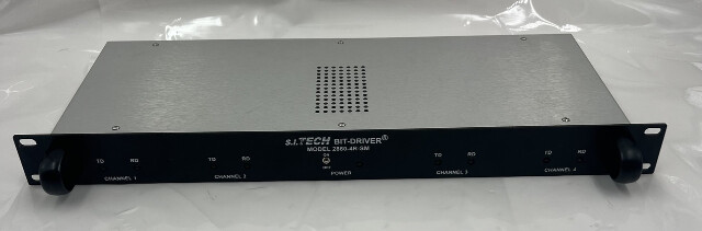 S.I. TECH 2860-4R-SM 2860S SINGLE-MODE 4-CHANNEL FIBER OPTIC BIT-DRIVER