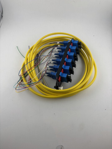 CORNING CCH-CP12-59-P03RH CONNECTOR 12F PANEL WITH 6 SM DUPLEX SC AND PIGTAILS