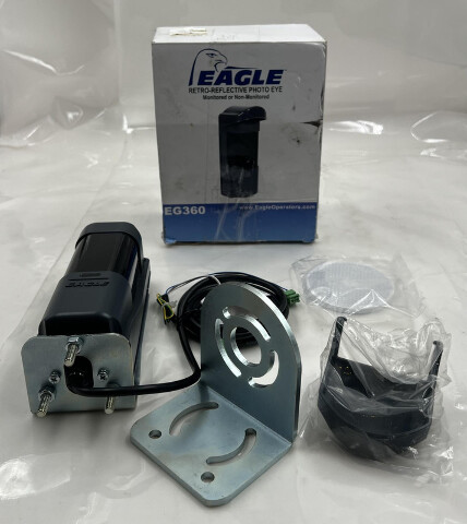 EAGLE EG360 RECTRO-REFLECTIVE PHOTOEYE SAFETY COMPATIBLE W OPERATERS GATE OPENER