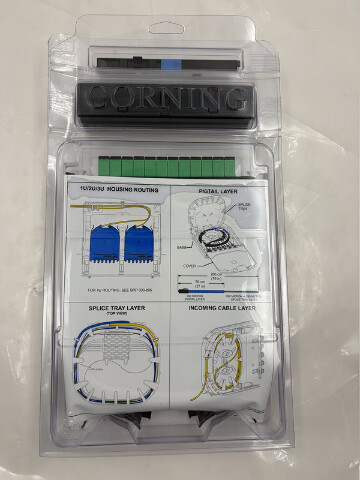 CORNIN SINGLE-MODE 12 FIBER PIGTAIL CCH SPLICE CASSETTE CCH-CS12-6C-P00RE