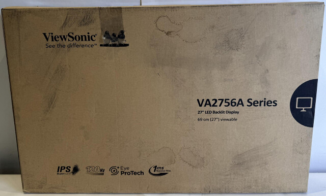 VIEWSONIC VA2756A-MHD VA2756A-MHD-1B IPS DISPLAY 27 INCH LED 120HZ 1080P MONITOR