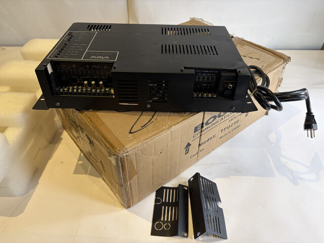 BOGEN TPU250 COMMERCIAL 250W TELEPHONE PAGING AMPLIFIER LU250WAMP