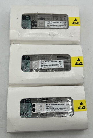LOT OF 3 HPE ARUBA J4858D 1990-4793 MINI-GBIC TRANSCEIVER MODULES