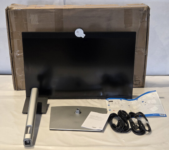 DELL P2724DEB QHD 27 INCH 2560 X 1440P DP VIDEO MONITOR STAND AND POWER CORD