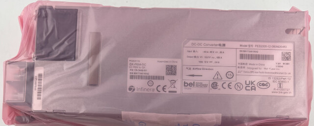 INFINERA PES2200-12-080NDS483 130-3448-001 G40 DC-DC CONVERT POWER ENTRY MODULE
