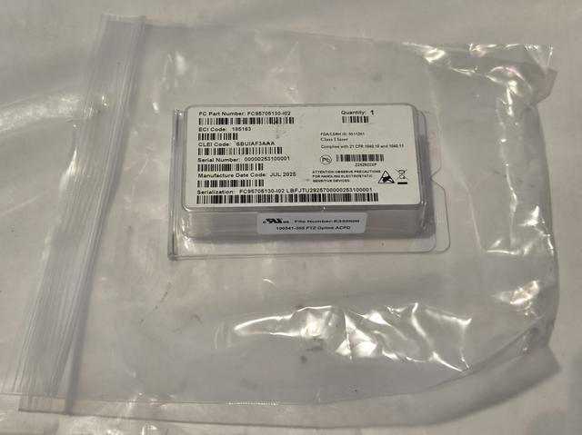 FUJITSU FC95705130-I02 OPLINK MAX 1310 NM1GBE-EX GBIC TRANSCEIVER SBUIAF3AAA