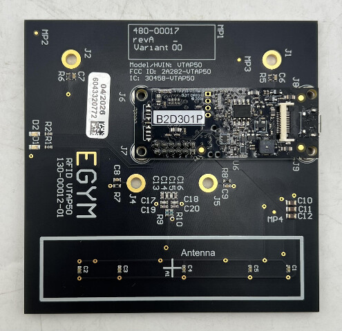 DOT ORIGIN VTAP50 MICROUSB NFC READER BOARD MODULE 480-00017 REVA VARIANT 00