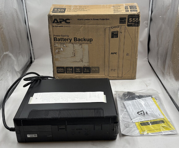 APC BR1500G BATTERY BACK-UPS PRO 1500VA 865 WATT 120V 10-OUTLET POWER SUPPLY UPS