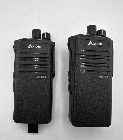 LOT OF 2 AXIOM AXP522LT POC TWO WAY RADIO