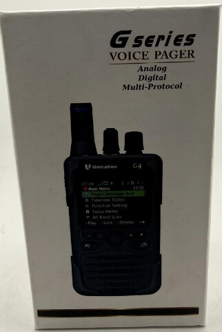 UNICATION G5N G5N66AB G SERIES VHF 700/800MHZ DUAL BAND DIGITAL VOICE PAGER
