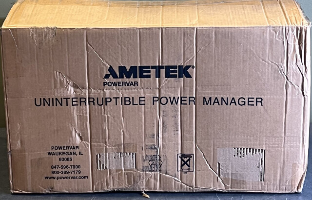 AMTEK POWERVAR ABCE1442-11 UNINTERRUPTIBLE POWER MANAGER 50144-50R