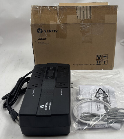 VERTIV PST5850MT120 UPS 850VA 500W 120V STANDBY POWER 8 OUTLETS SURGE PROTECTION