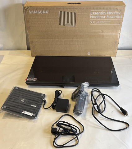 SAMSUNG S24D300GAN S3 24" FHD IPS DISPLAY 100HZ HDMI BLACK ESSENTIAL MONITOR