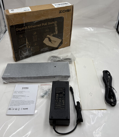 ZOSI SPG1016 GIGABIT 18-PORT GIGABIT ETHERNET 100/1000MBPS POE SWITCH W 16-PORT