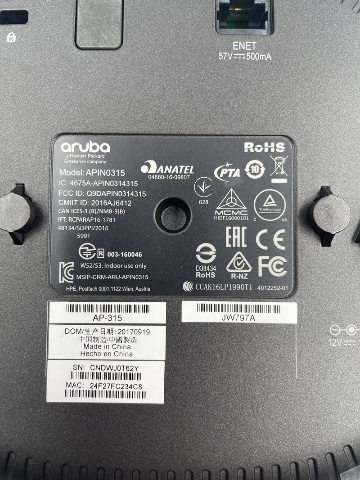 ARUBA APIN0315 WIRELESS ACCESS POINT JW797A AP-315 IAP-315 | eBay