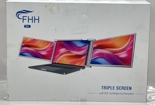 FHH LAPTOP SCREEN EXTENDER 14" FHD 1080P TRIPLE SCREEN LAPTOP SCREEN EXTENDER
