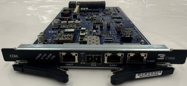 CIENA CYAN 800-0028-02-04 REV05 WOCUAUHVAA Z-SERIES CEMI COMMON EQUIPMENT MODULE