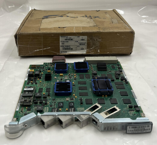 CALIX 100-01827 11 ETHERNET GATEWAY CARD SOUIBM2GAB FOR C7 MULTISERVICE PLATFORM