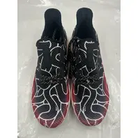 ADIDAS AM4MLS EF2302 Red and Black SOCCER CLEATS MENS SIZE 10