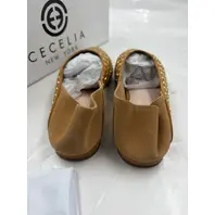 CECELIA NEW YORK WOMENS SAND MICRO STUD MOCCASIN MOJITO SZ 6.5