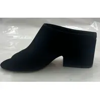 VINCE F8247L1002 PETRA SUEDE MULE HEEL SZ 5