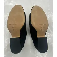 VINCE F8247L1002 PETRA SUEDE MULE HEEL SZ 5