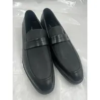 KENNETH COLE GOT A CLUE KMF6014 001 MENS BLACK SLIP-ON LOAFERS SZ 12