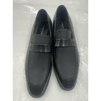 KENNETH COLE GOT A CLUE KMF6014 001 MENS BLACK SLIP-ON LOAFERS SZ 12
