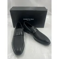 KENNETH COLE GOT A CLUE KMF6014 001 MENS BLACK SLIP-ON LOAFERS SZ 12
