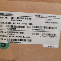 ARUBA 7240 7240XM-RW ARCN0102 MOBILITY CONTROLLER 7240XM-RW W/16GB JW783A - PARTS